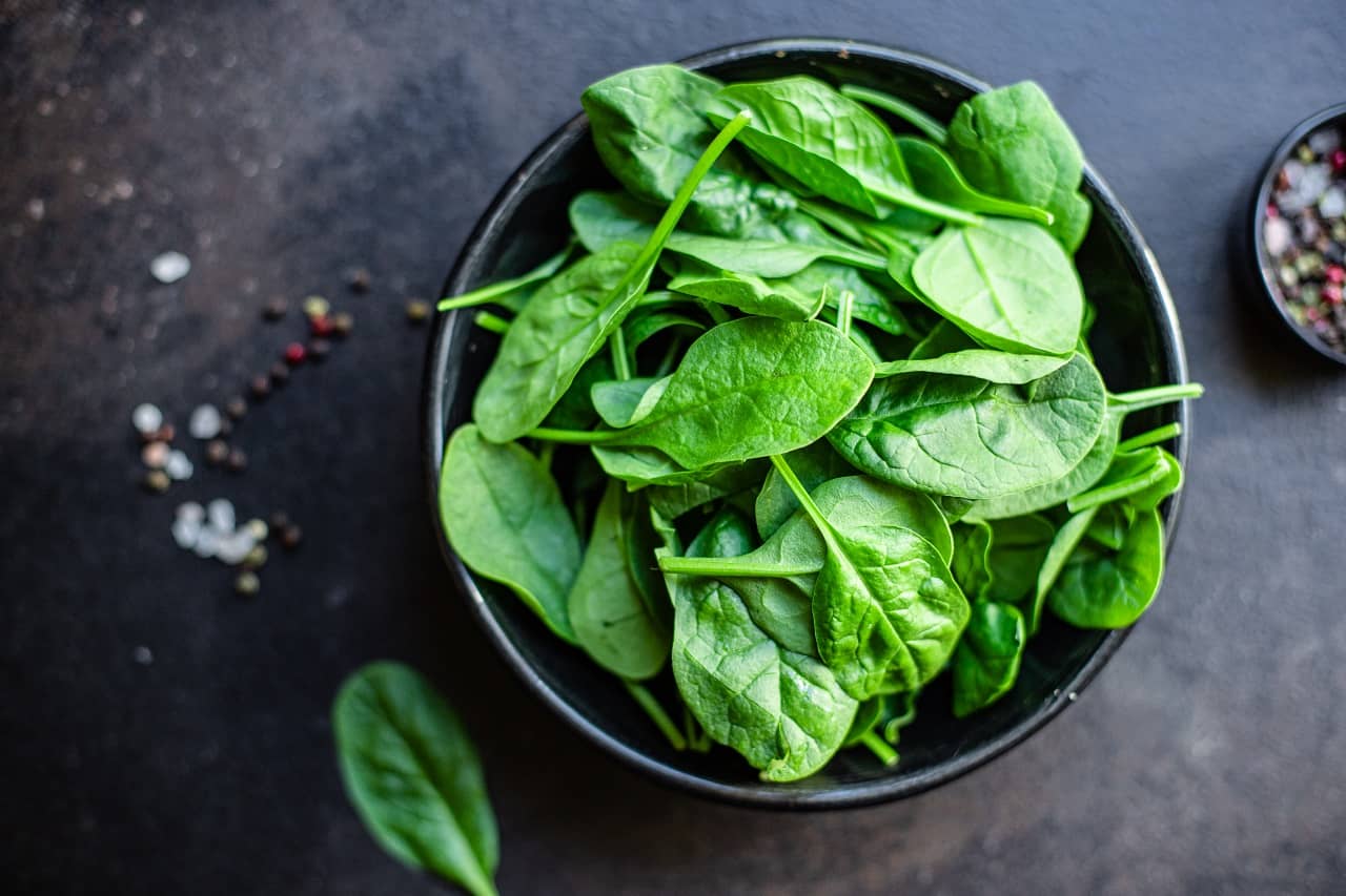 Spinach for hair growth