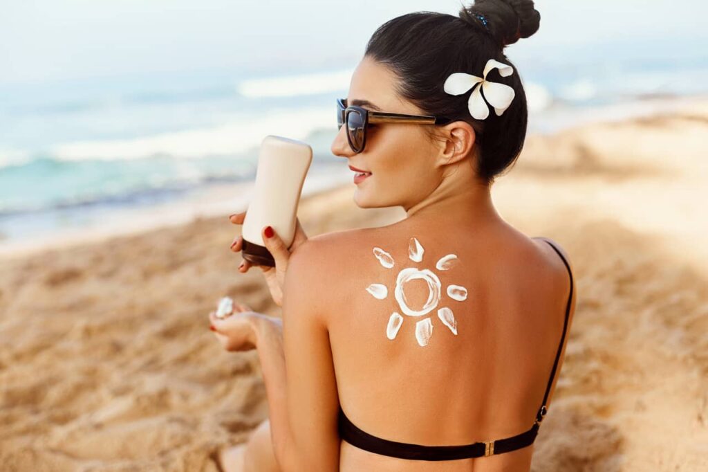 Use sunscreen…a lot of sunscreen