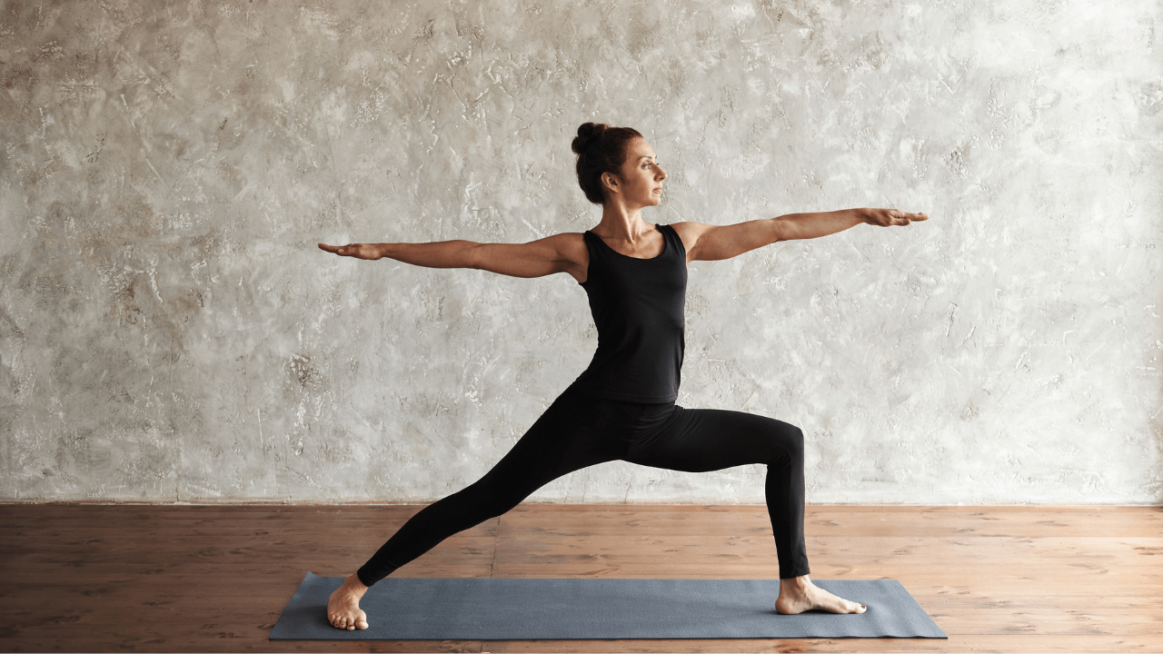 Warrior 2 pose-Best Morning Yoga Poses for Beginners